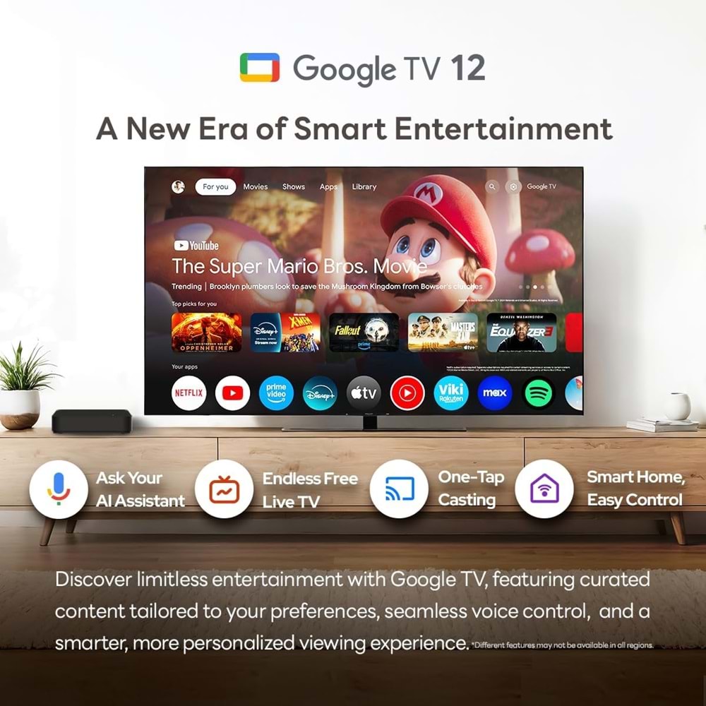 ALPSMART AS-GT1 2/32 GB Netflix Google TV