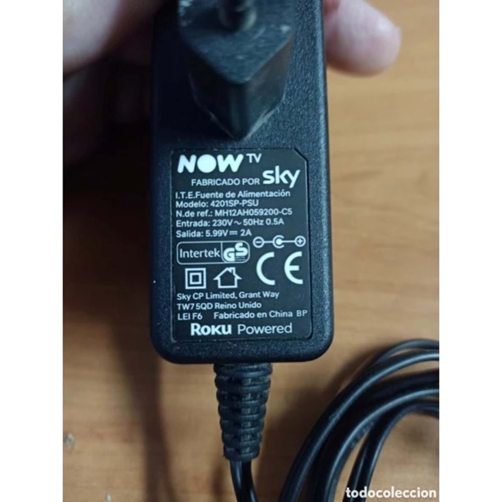 6v 2a Tansiyon Ölçüm aleti Plastik Adaptör 40x17