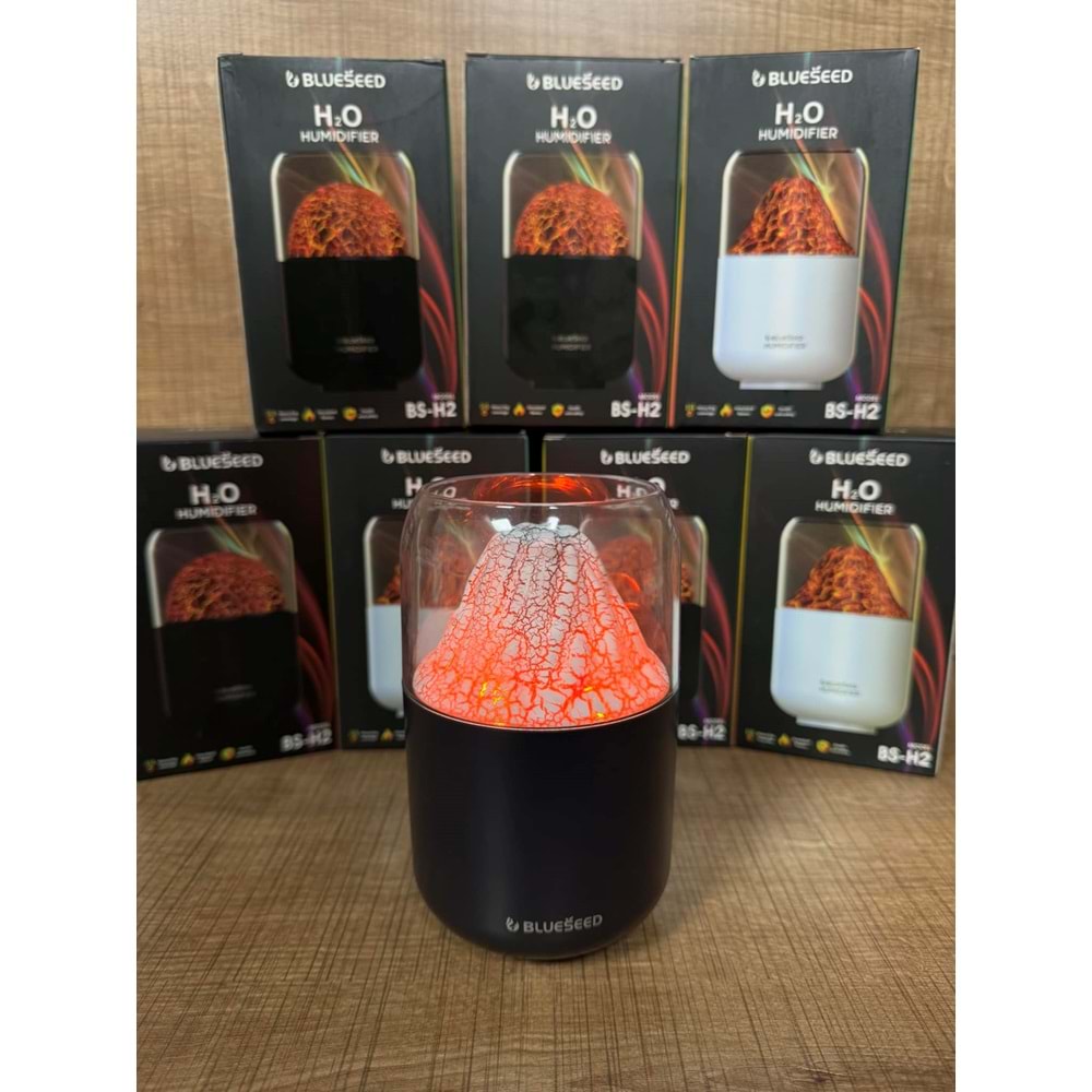 BS-H2Ultrasonik Oda Araç Hava Nemlendirici Buhar Makinesi Koku Makinesi 300 ml (BEYAZ)