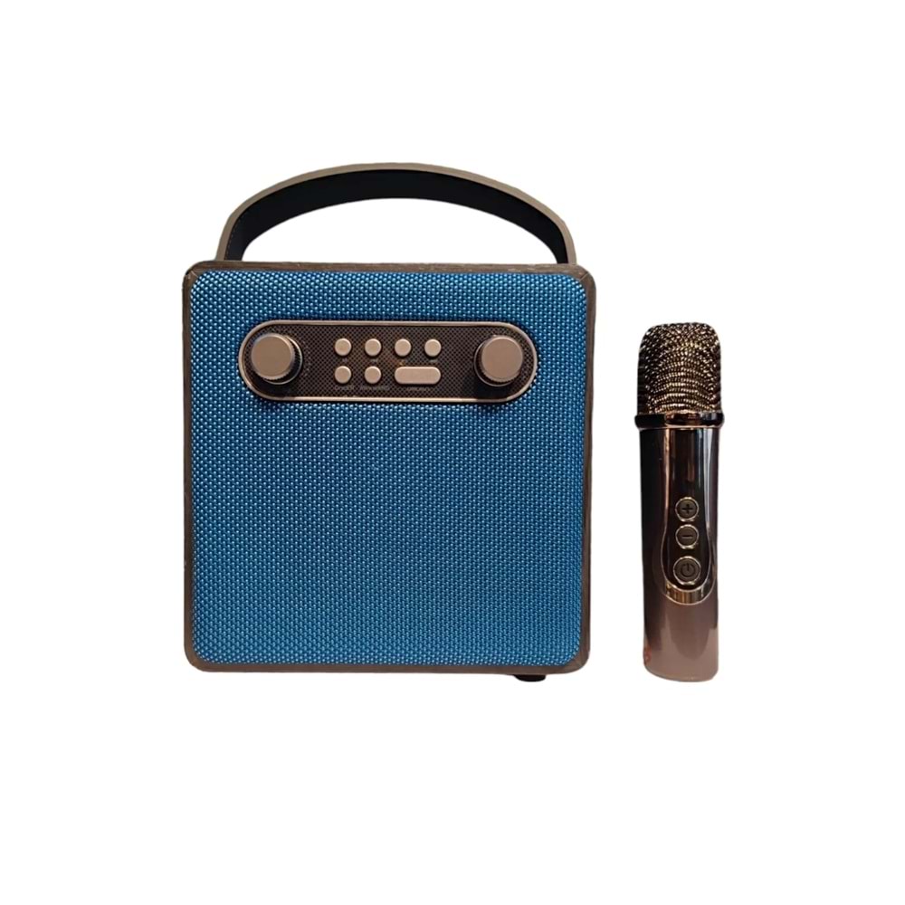 BRODU BTS-1688 TAŞINABİLİR ŞARJLI BLUETOOTH HOPARLÖR KARAOKE MİKROFON