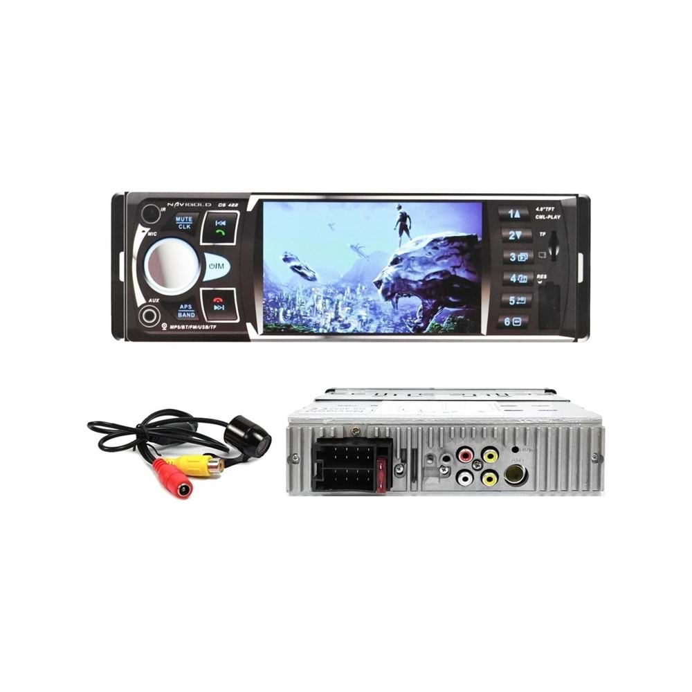 Navigold Ds-422 Görüntülü 4X45W Fm SD/USB/BT/Mp5 Oto Teyp