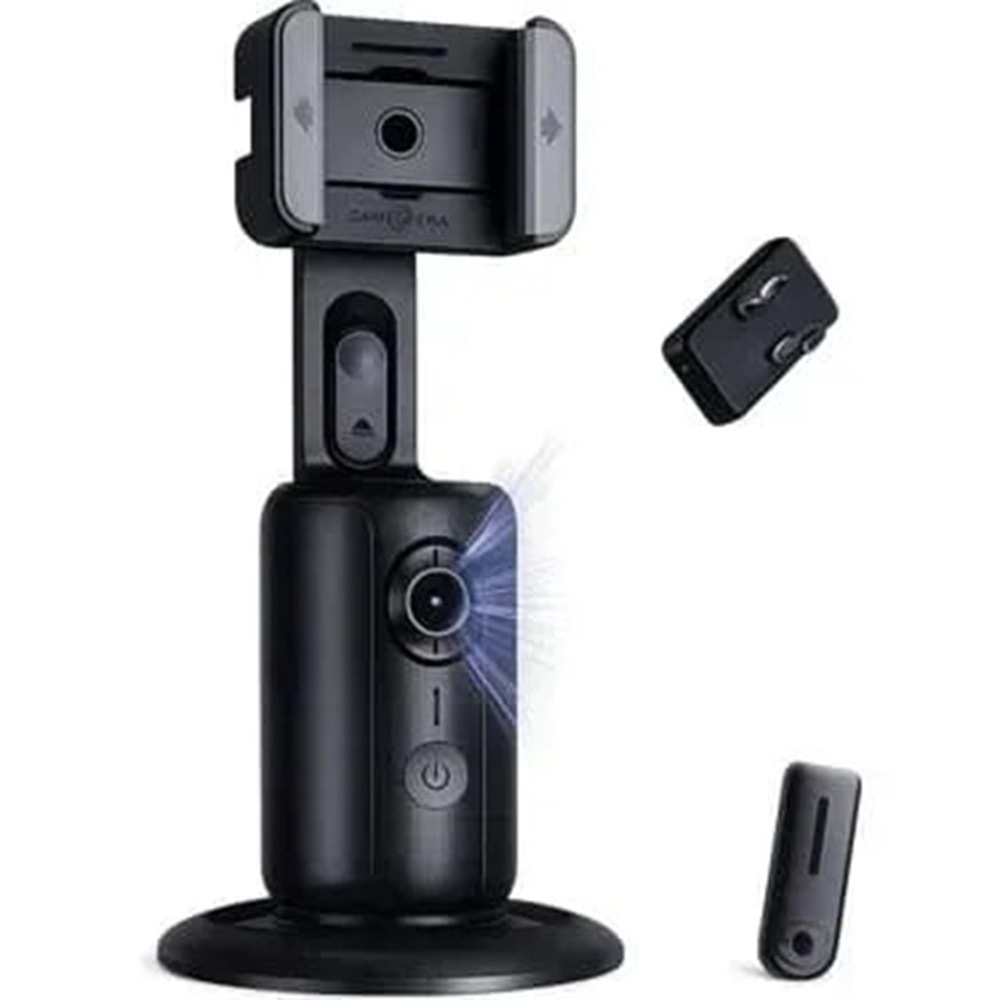 Dunspin DS-M4 Mikrofonlu 360 Derece Dönebilen Yüz Takip Sensörlü Telefon Standı