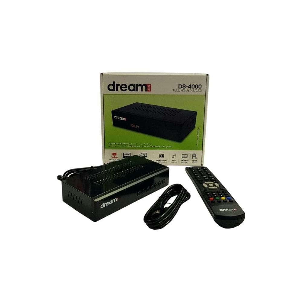 DREAMSTAR DS-4000 KASALI UYDU ALICI