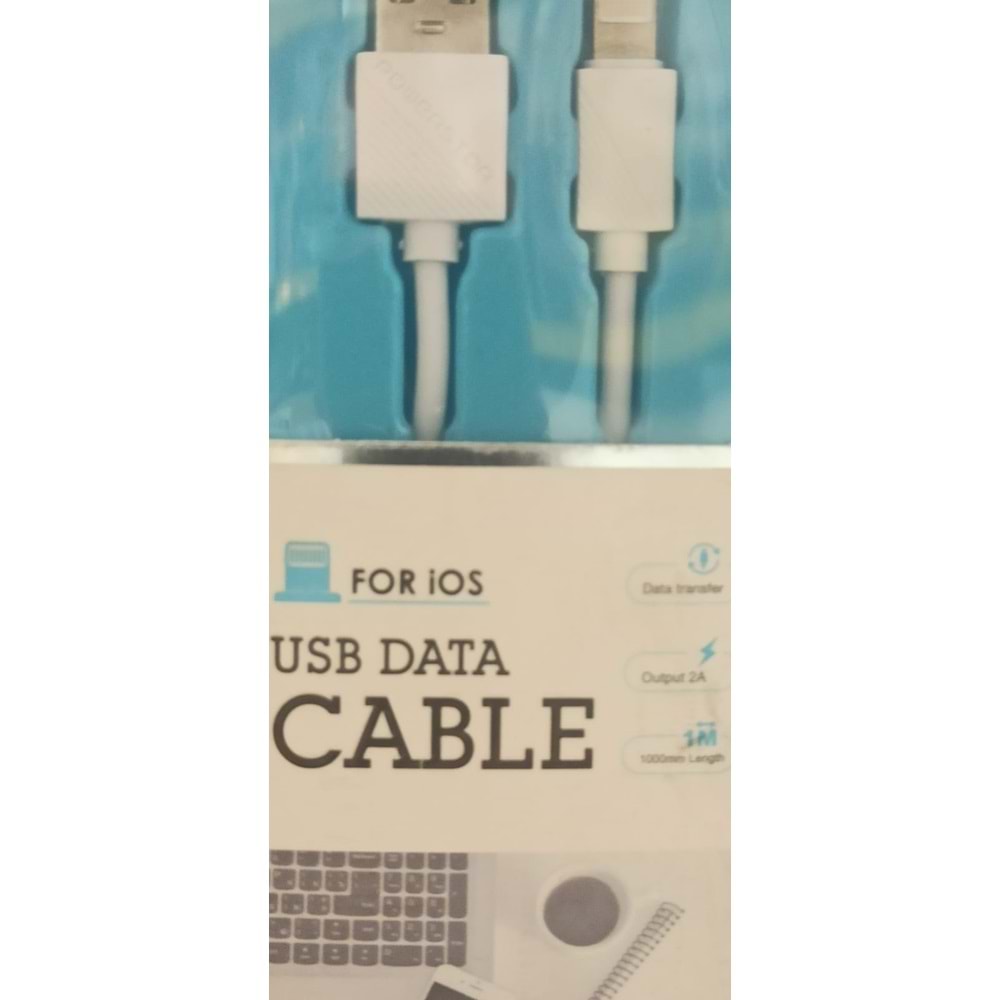 POWERSTAR DTM-21 LIGHTNING IPHONE ŞARJ VE DATA KABLOSU