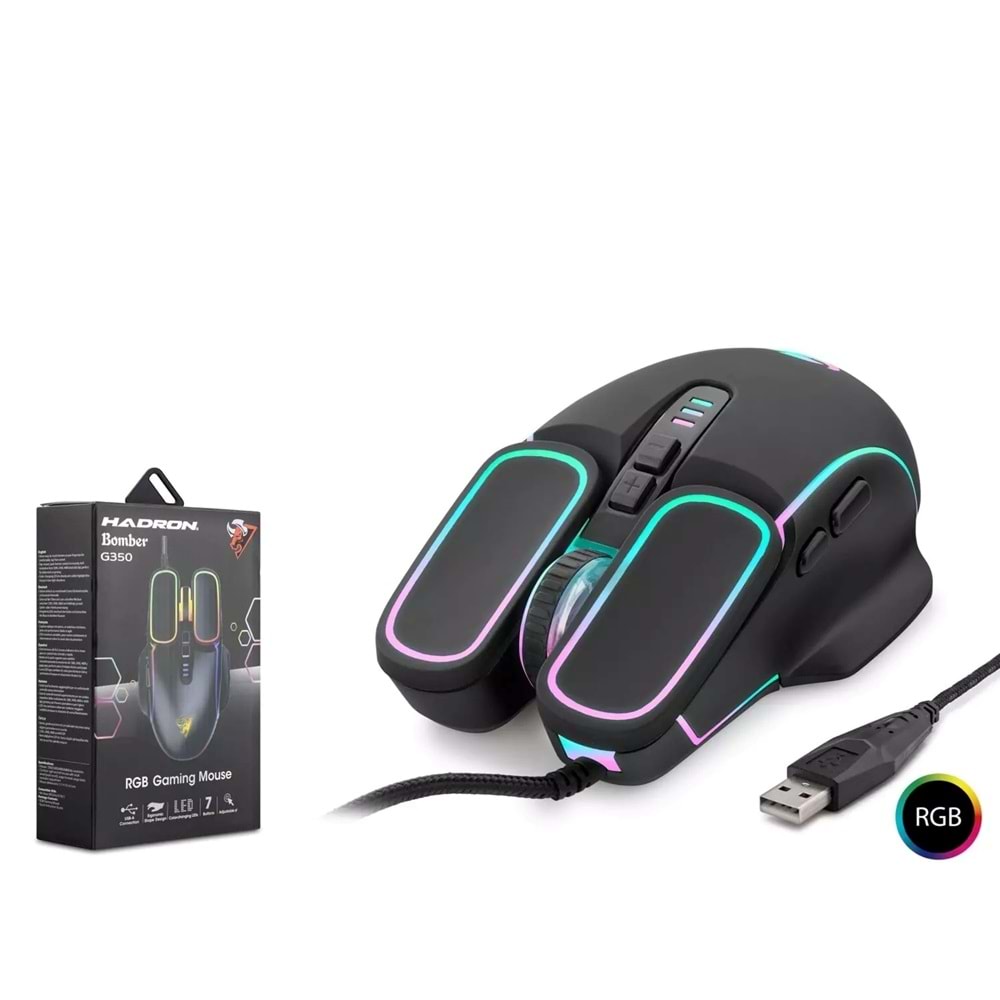 HADRON BOMBER G350 KABLOLU OYUNCU MOUSE RGB 6400 DPI 150CM SİYAHHADRON BOMBER G350 KABLOLU OYUNCU MOUSE RGB 6400 DPI 150CM SİYAHHADRON BOMBER G350 KABLOLU OYUNCU MOUSE RGB 6400 DPI 150CM SİYAHHADRON BOMBER G350 KABLOLU OYUNCU MOUSE RGB 6400 DPI 150CM