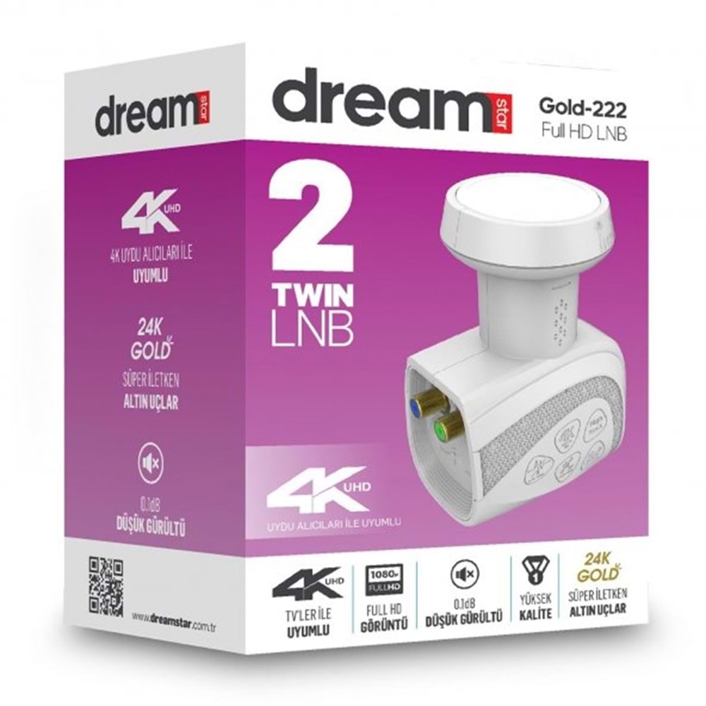 DREAMSTAR 2 TWIN ÇİFTLİ FULL HD LNB