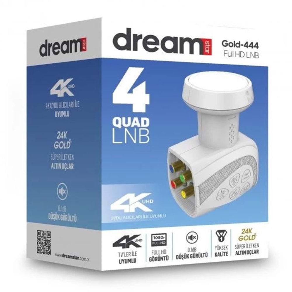 DREAMSTAR 4 LÜ QUAD FULL HD LNB