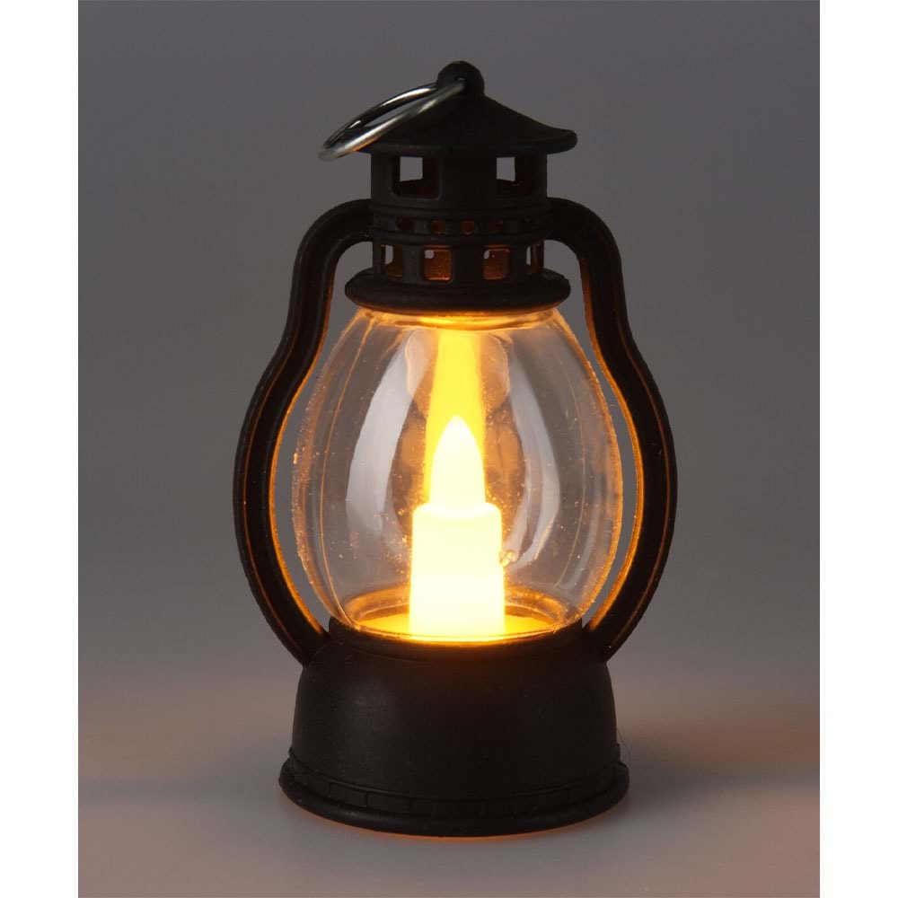 Mini Fener Dekoratif LED Mum Işığı Vintage Fener Asılı Mum Işığı