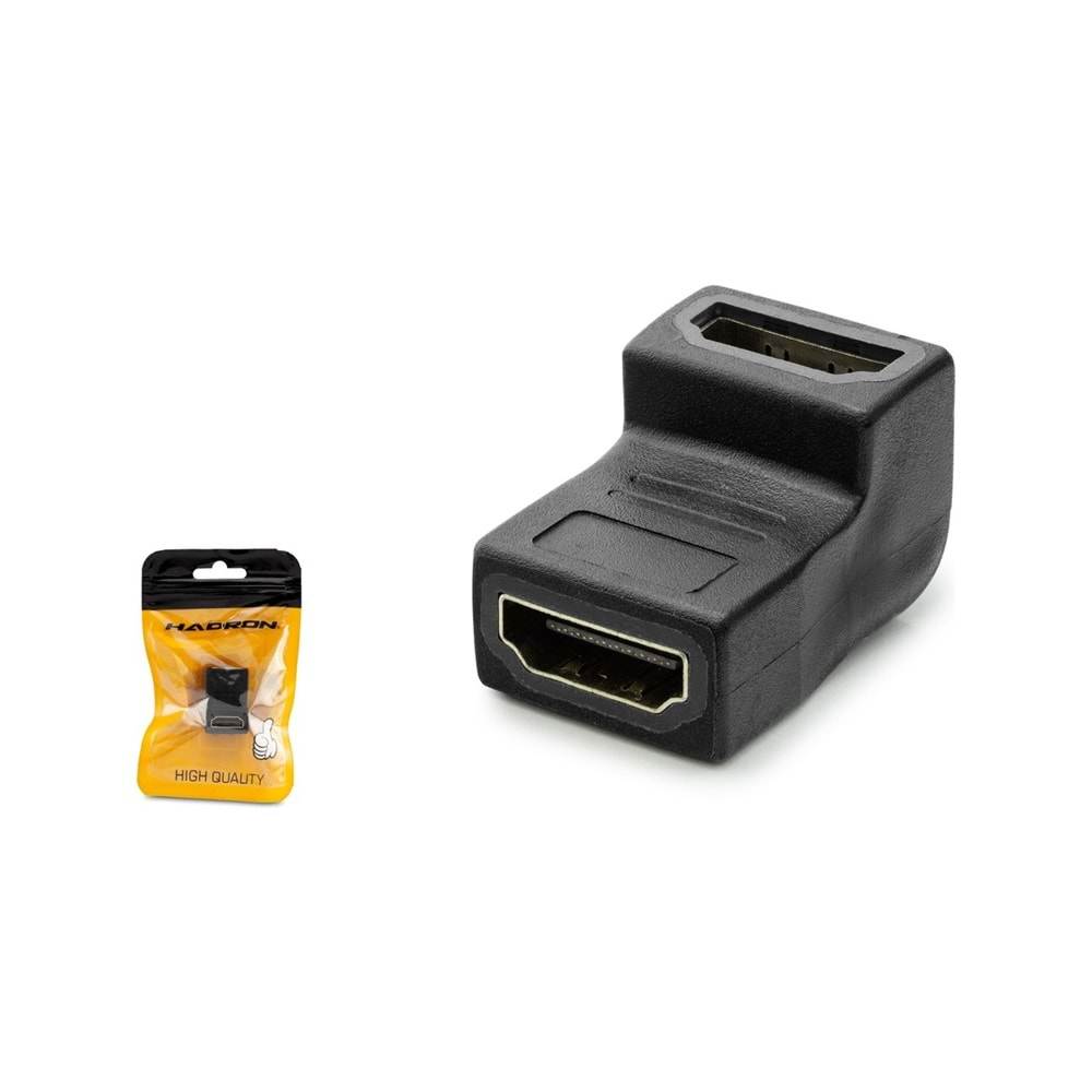 HADRON HDX1269 HDMI ADAPTÖR L TİP F/F SİYAH