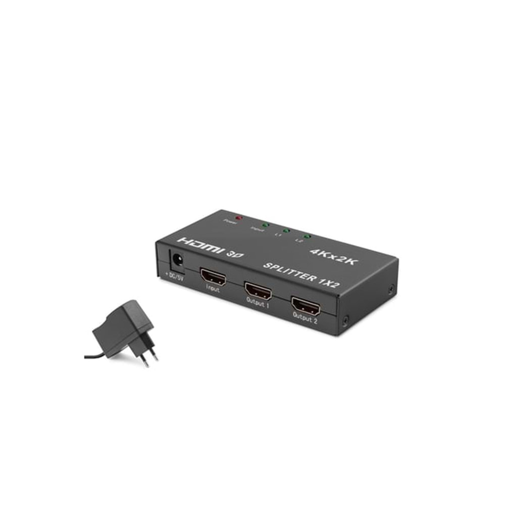 HADRON HDX1295 SPLITTER HDMI 4K 1 GİRİŞ 2 ÇIKIŞ