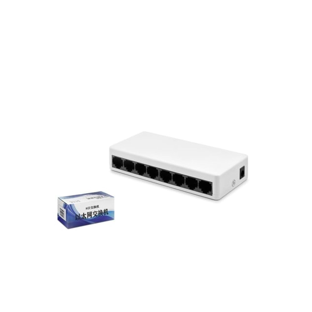 HADRON HDX1341 ETHERNET SWITCH 10/100/1000MBPS GIGABIT 8PORT