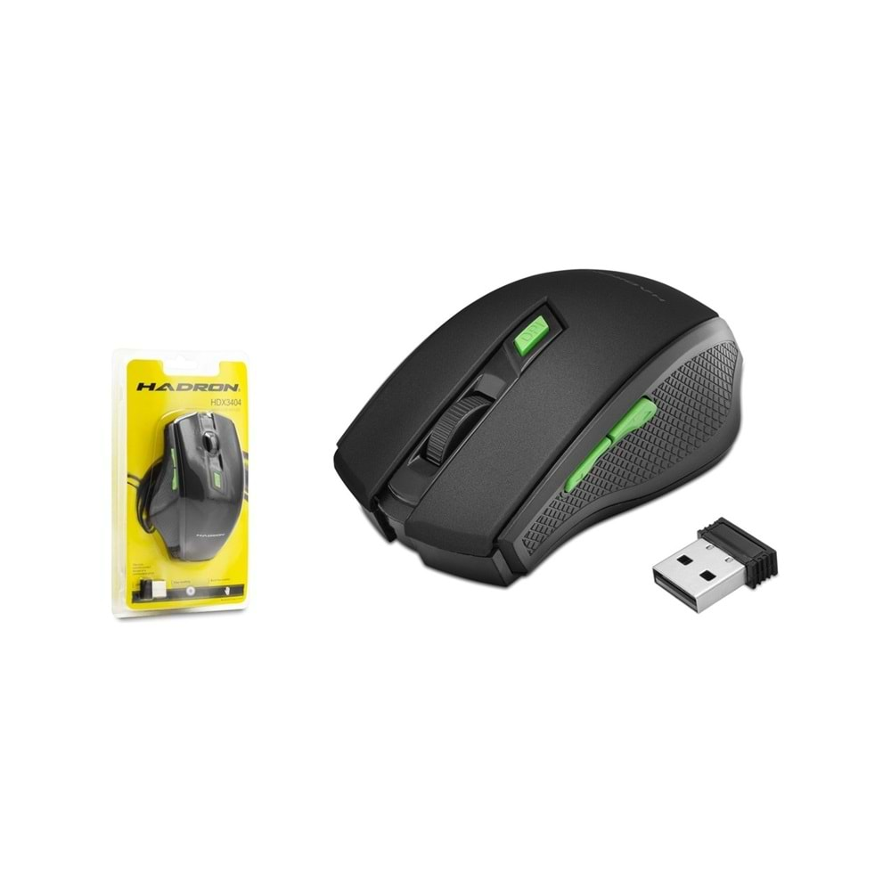 HADRON HDX3404 MOUSE WIRELESS 800/1600 DPI