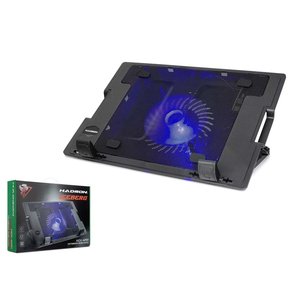 HADRON HDX4251 NOTEBOOK SOĞUTUCU LED SİYAH