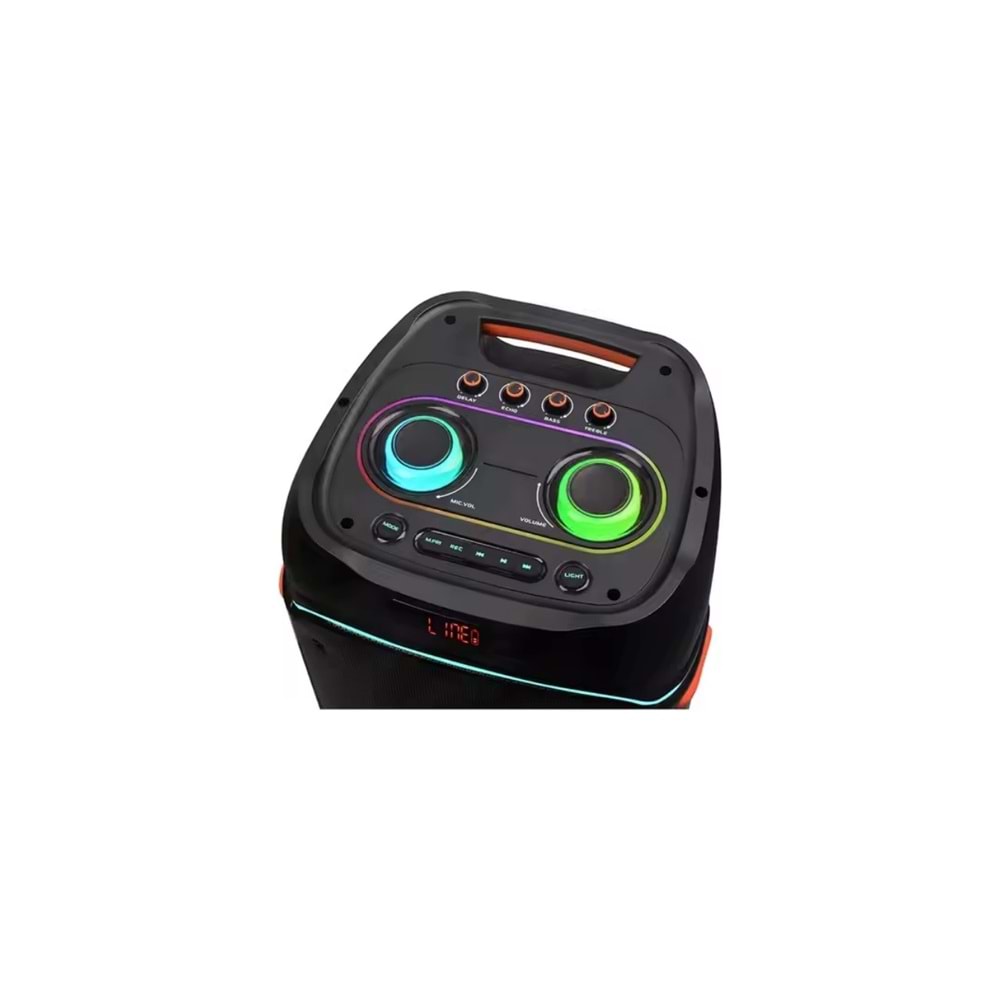 Hp 102 Taşınabilir Şarjlı Bluetooth Hoparlör 80 Rms 2*10 Inc Woofer