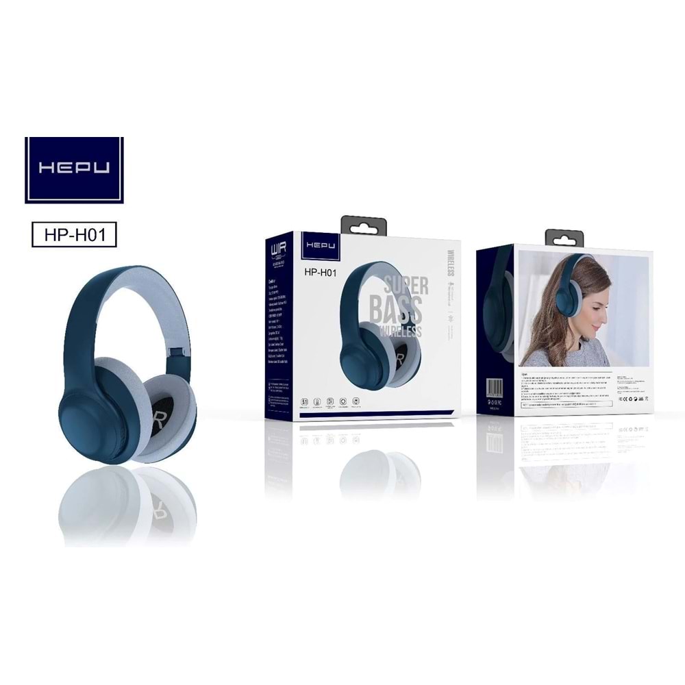 HEPU HP-H01 BLUETOOTH KAFA ÜSTÜ KULAKLIK