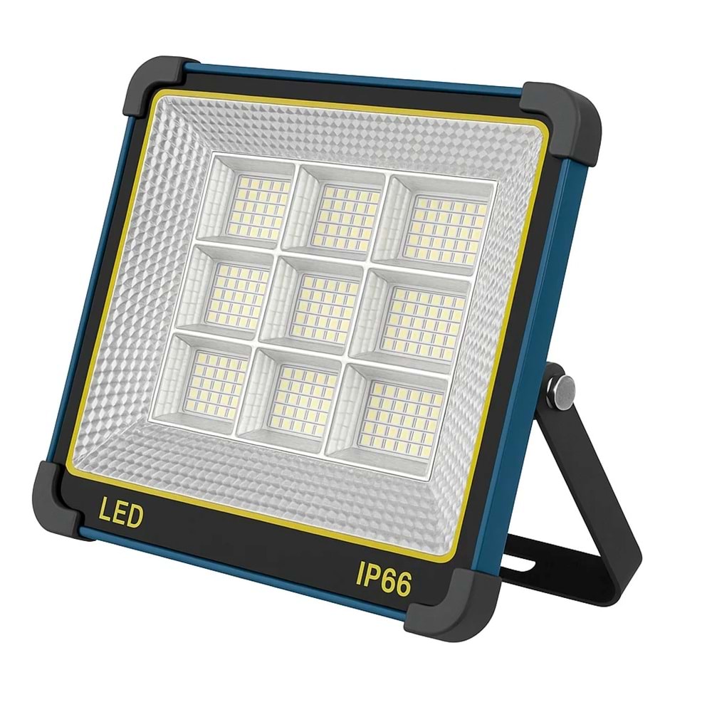 HEPU HP-L05 Taşınabilir LED Çalışma Lambası – 300W Güç, 60 LED, IP66, USB Şarjlı
