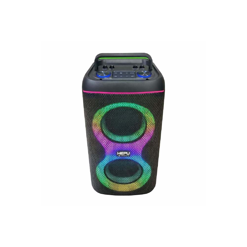 HEPU HP-S60 Partybox Bluetooth Hoparlör – 2×6.5” Hoparlör, 30W Güç RGB IşıkHEPU HP-S60 Partybox Bluetooth Hoparlör – 2×6.5” Hoparlör, 30W Güç RGB IşıkHEPU HP-S60 Partybox Bluetooth Hoparlör – 2×6.5” Hoparlör, 30W Güç RGB Işık