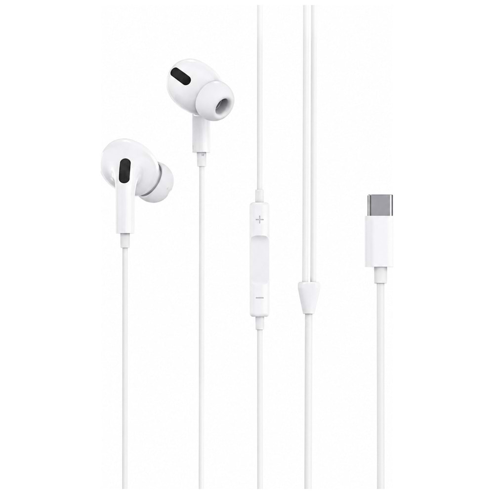 HEPU HP-TK01 Titan Series Type-C Kablolu Kulak İçi Kulaklık – Stereo Ses, Mikrofonlu