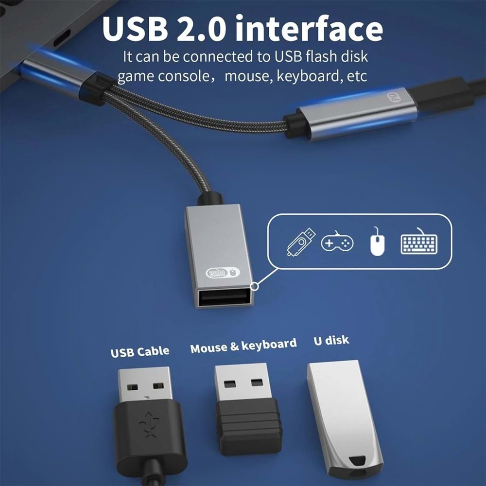 HEPU HP-Z05 TYPE-C TO TYPE-C+USB