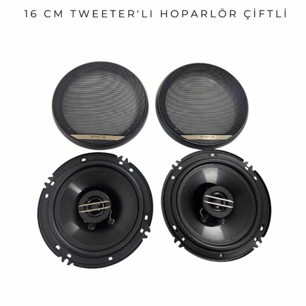 HPK0016 16CM TWEETERLI ÇİFTLİ HOPARLÖR