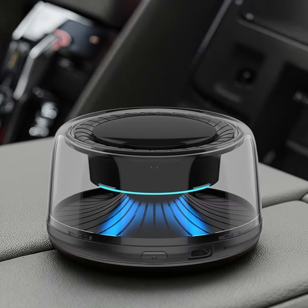 HARVOX HX-CF001 Premium Akıllı Araba Akıllı Aromaterapi Spreyi Otomatik Açma / Kapama | Araba Difüzörü Renkli Ortam Işığı ve Sis Kokusu