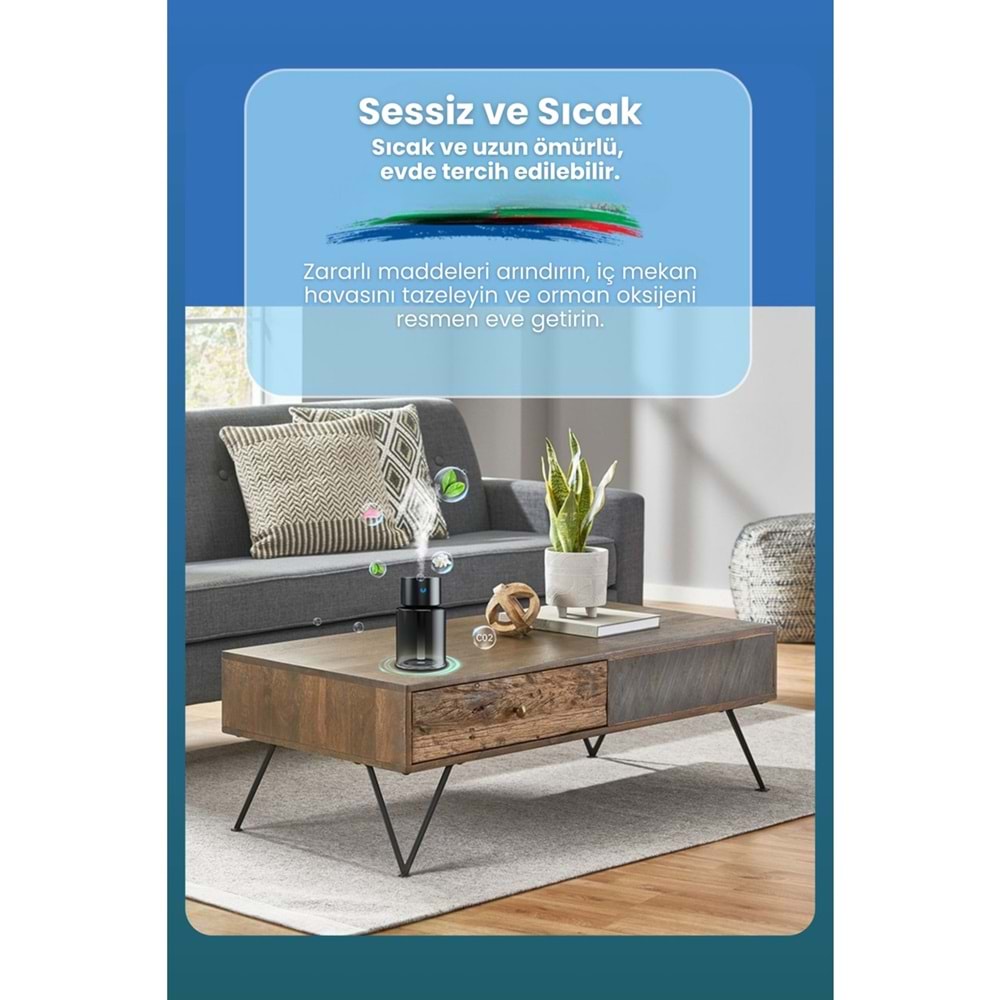 HARVOX HX-CF005 Fougere Araç Parfümü 140ML Koku Haznesi Ortam ve Oda Hava Nemlendirici Aromaterapi