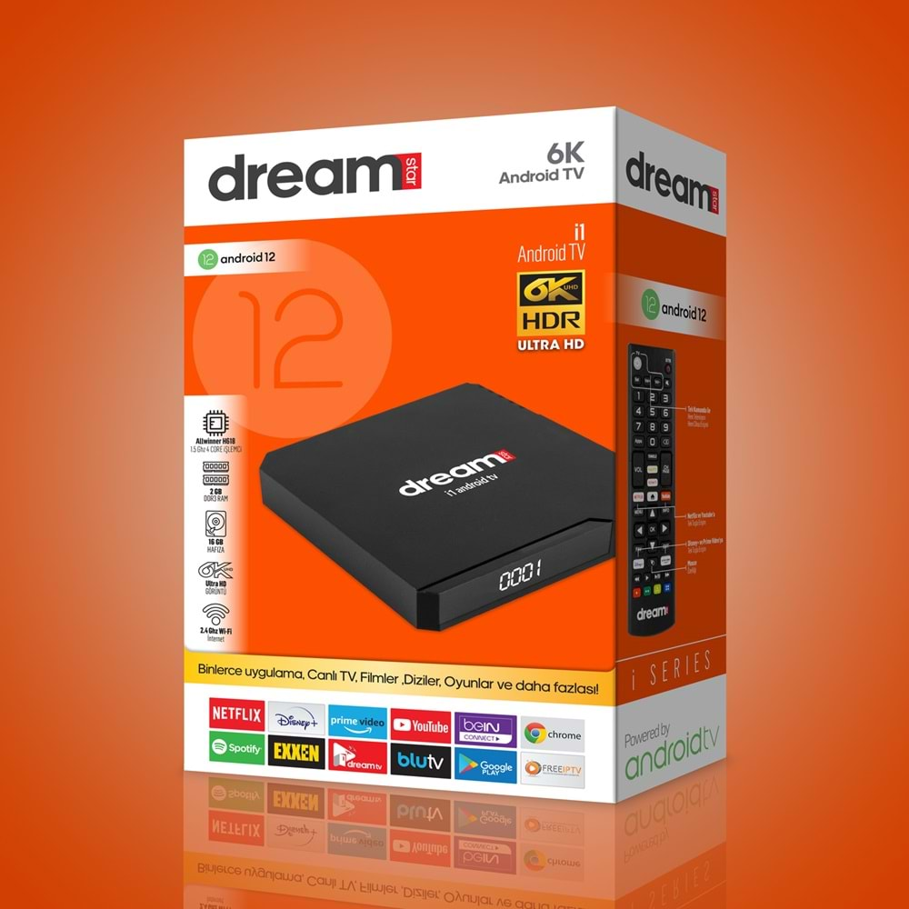 DREAMSTAR İ1 ANDROİD TV BOX