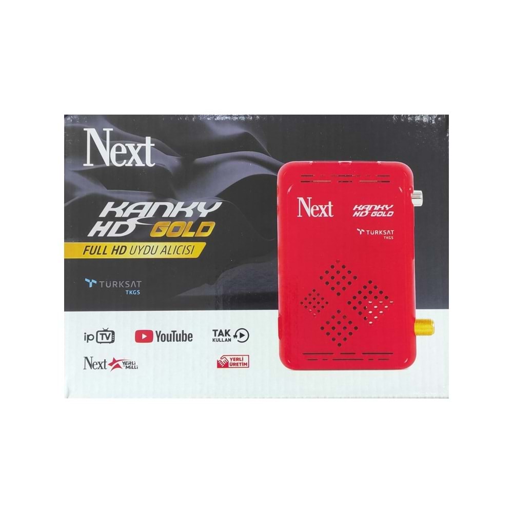 Next Kanky Gold Mini Uydu Alıcısı HDMI Bağlantı Özellikleri ile Full HD Görüntü Kalitesi