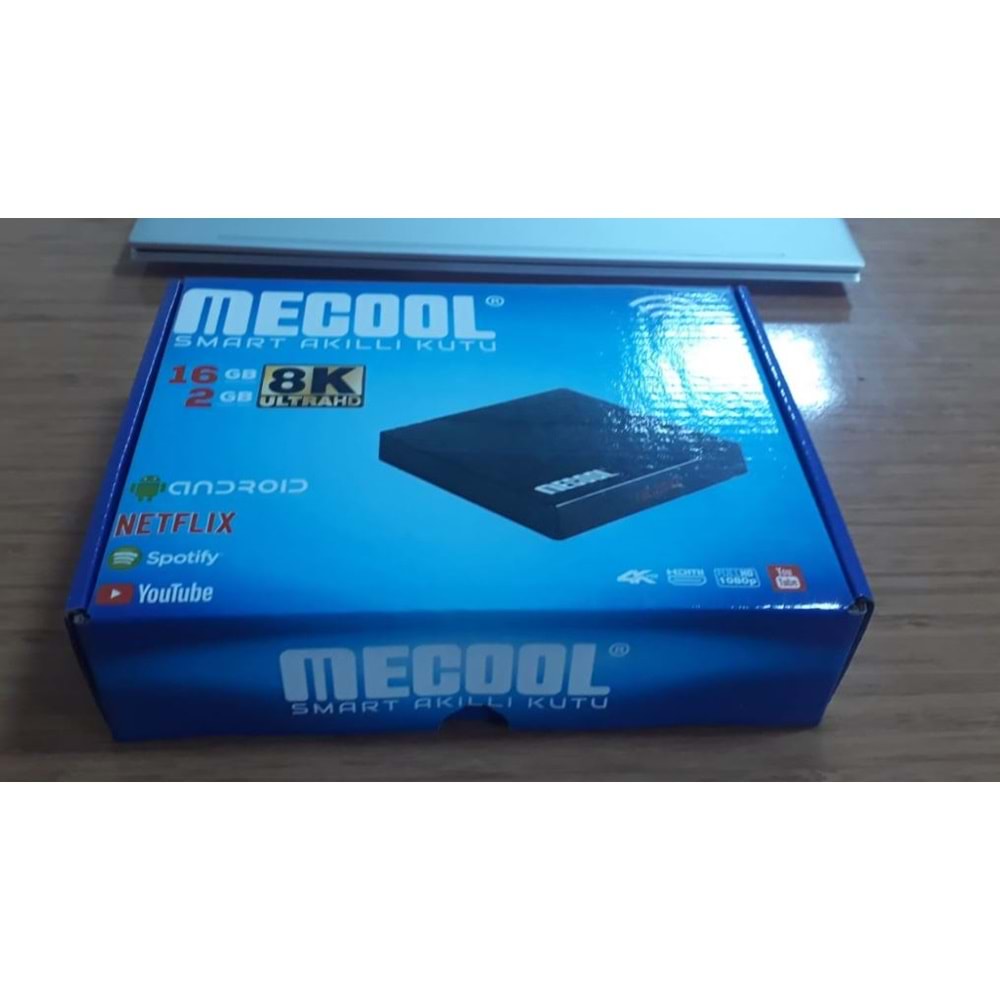 MECOOL S905W 2/16GB 2.4+ 5G BLUETOOTH DESTEKLİ 8K ULTRA HD ANDROID BOX