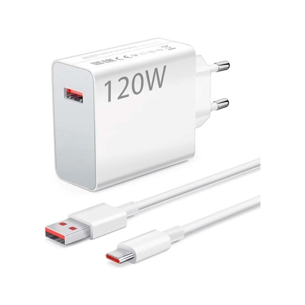 XIAOMI 120W ŞARJ ALETİ SETİ