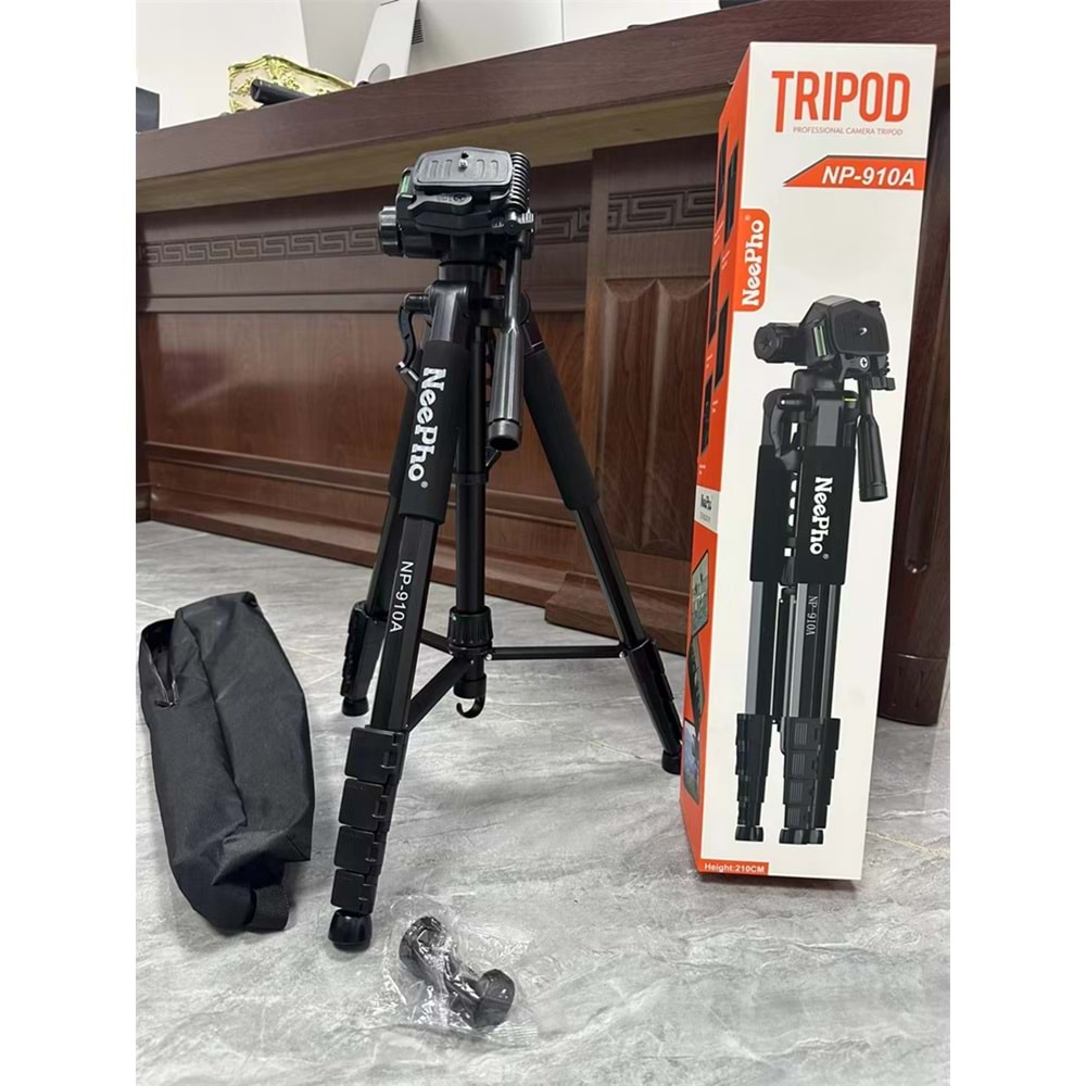 NEEPHO NP-910A kamera tripodu 2m Tripod standı Pro ağır Video kamera/kamera tutucu