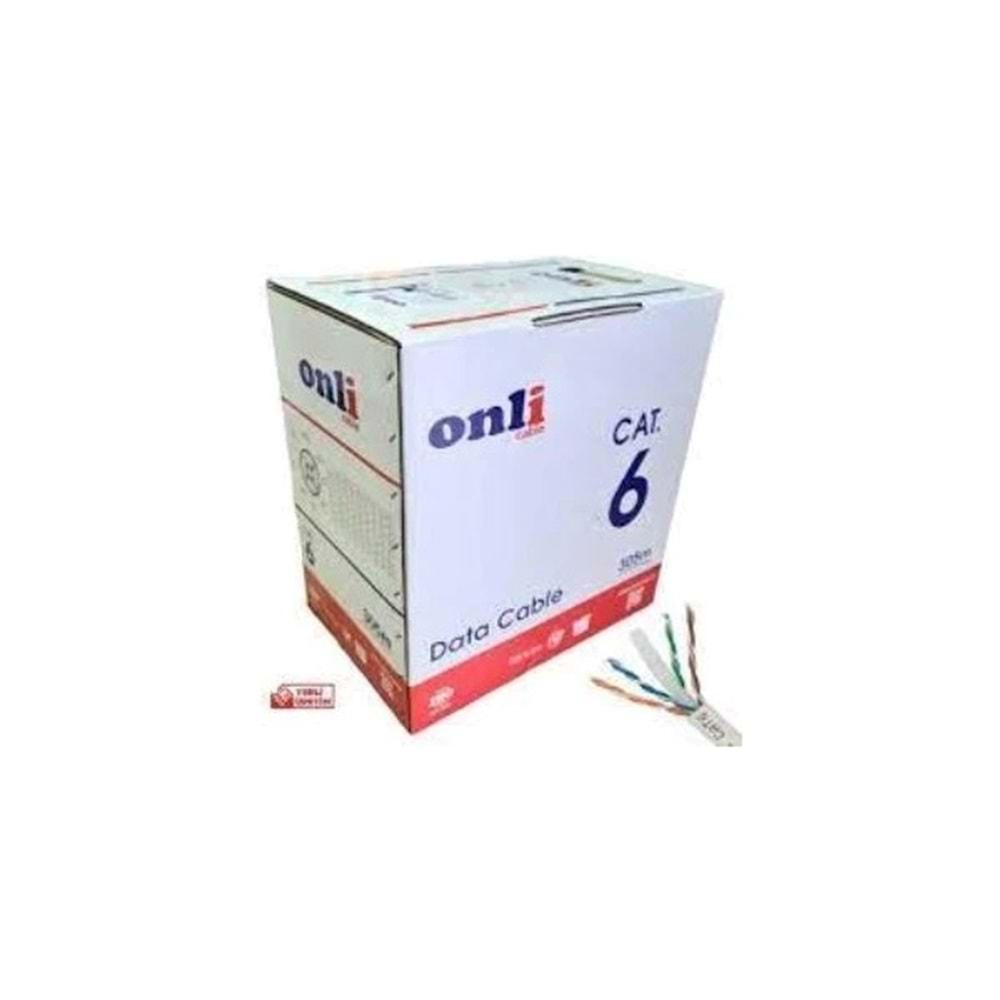 ONLİ CAT-6 (U-UTP) 24 AWG (CCA) DATA KABLOSU