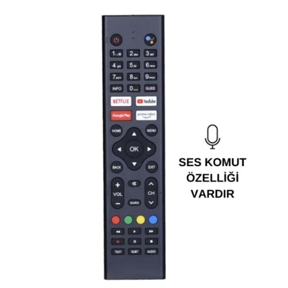 ORJ-0104-B SUNNY SES KOMUTLU NETFLİX-YOUTUBEGOOGLE PLAY PRİME VİDEO TUŞLU ORJİNAL ANDROID