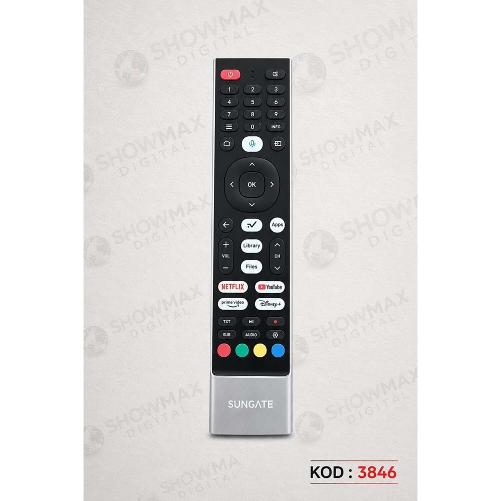 ORJ-3846 SUNGATE - HIKİNG SES KOMUTLU WHALE OS TV KUMANDASI