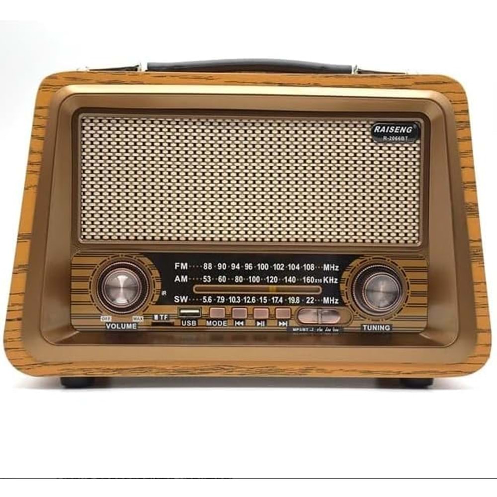 RAISENG R-2066BT Retro Klasik Tasarım Bluetooth Hoparlör
