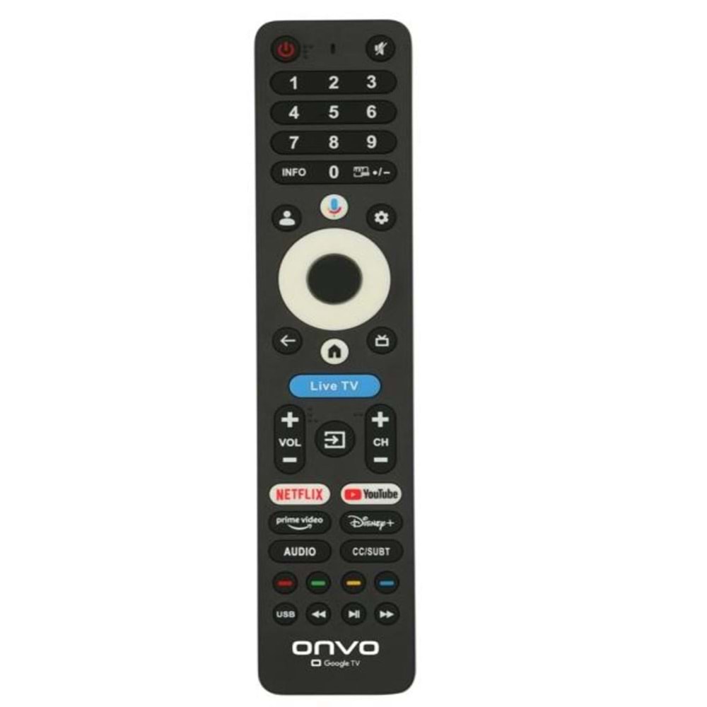 SHOWMAX SX2204-IR ONVO GOOGLE TV SES KOMUTSUZ LED TV KUMANDA