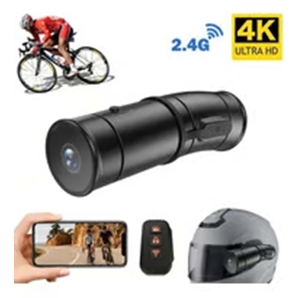 UHD 2K Spor Kamera Kamera Su Geçirmez Mini Açık Bisiklet Motosiklet Kask HD Aksiyon Kamera 1440P DV Motosiklet Video Kaydedici