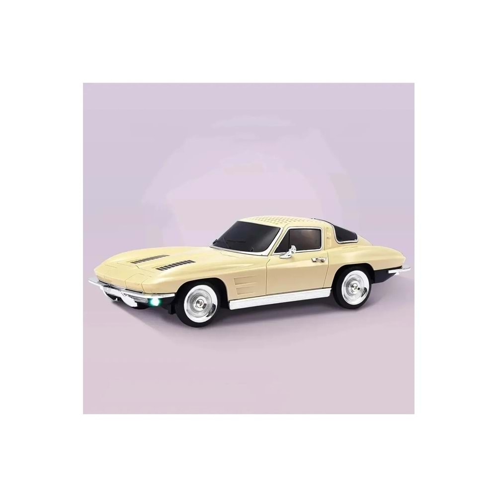 Kablosuz Hoparlör Bluetooth Retro 1963 Chevrolet Corvette Klasik Araba Görünümlü Speaker WS-1969