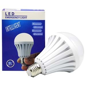 POWERMASTER 13387 15 WATT E27 220 V ŞARJLI BEYAZ LED AMPUL 6500 K
