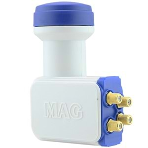 MAG DÖRTLÜ QUAD LNB ALTIN UÇLU NEC CHİP 0.1DB