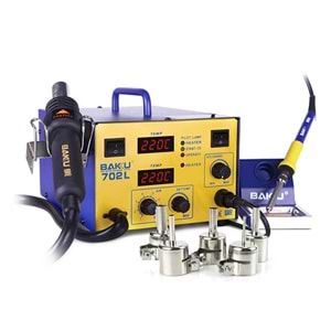 BAKU BK-702L ISI AYARLI+ÜFLEMELİ HAVYA DIGITAL