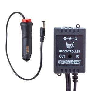 POWERMASTER SESE DUYARLI ARAÇ İÇİ KUMANDALI RGB LED ANİMASYON KİT