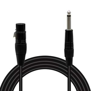 MAGICVOICE LD379 XLR CANON DİŞİ + 6.3 MM MONO ERKEK 1 METRE KABLO