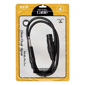MAGICVOICE LD379 XLR CANON DİŞİ + 6.3 MM MONO ERKEK 1 METRE KABLO