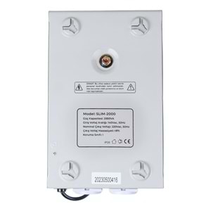 POWERMASTER SLIM-2000 OTOMATİK 2000 WATT KOMBİ VOLTAJ REGÜLATÖRÜ