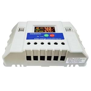 POWERMASTER PM-60A 12V-24V-36V-48V 60 AMPER 4 USB'Lİ DİJİTAL OTOMATİK SOLAR ŞARJ REGÜLATÖRÜ
