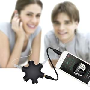 POWERMASTER PM-24172 6'LI 3.5MM STEREO AUX ÇOKLAYICI
