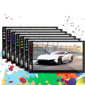 MAGICVOICE MV-24651 7 INCH CAR 2-DIN MP5 PLAYER MEKANİKSİZ DOUBLE OTO TEYP