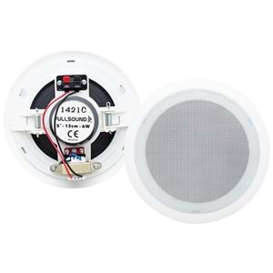 FULLSOUND 1421C 13 CM 8 OHM 6 W BEYAZ ALÇIPAN TRAFOLU HOPARLÖR