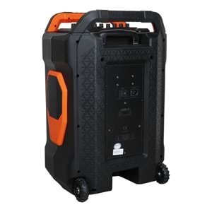 SHILE SL-10 1 EL + 1 YAKA MİKROFONLU KUMANDALI USB+SD+BT KUMANDALI 120 WATT TAŞINABİLİR SEYYAR ANFİ HOPARLÖR